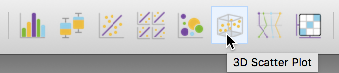 3D Scatter Plot toolbar icon
