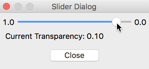 Change base layer transparency