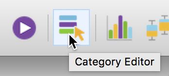 Category Editor toolbar icon