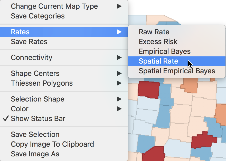 Spatial rate option