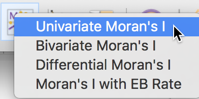 Univariate Moran's I