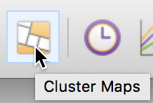 Cluster map toolbar icon