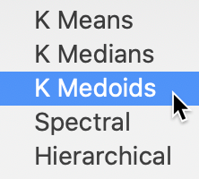 K Medoids Option