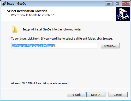 Installation step 2