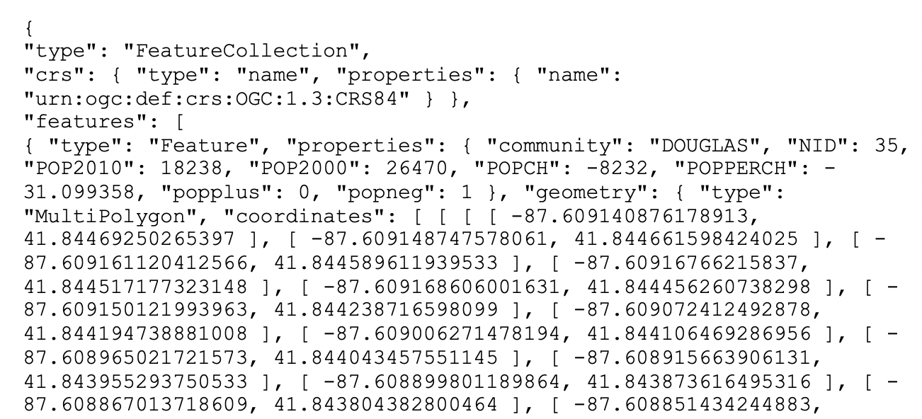 Example GeoJSON file contents
