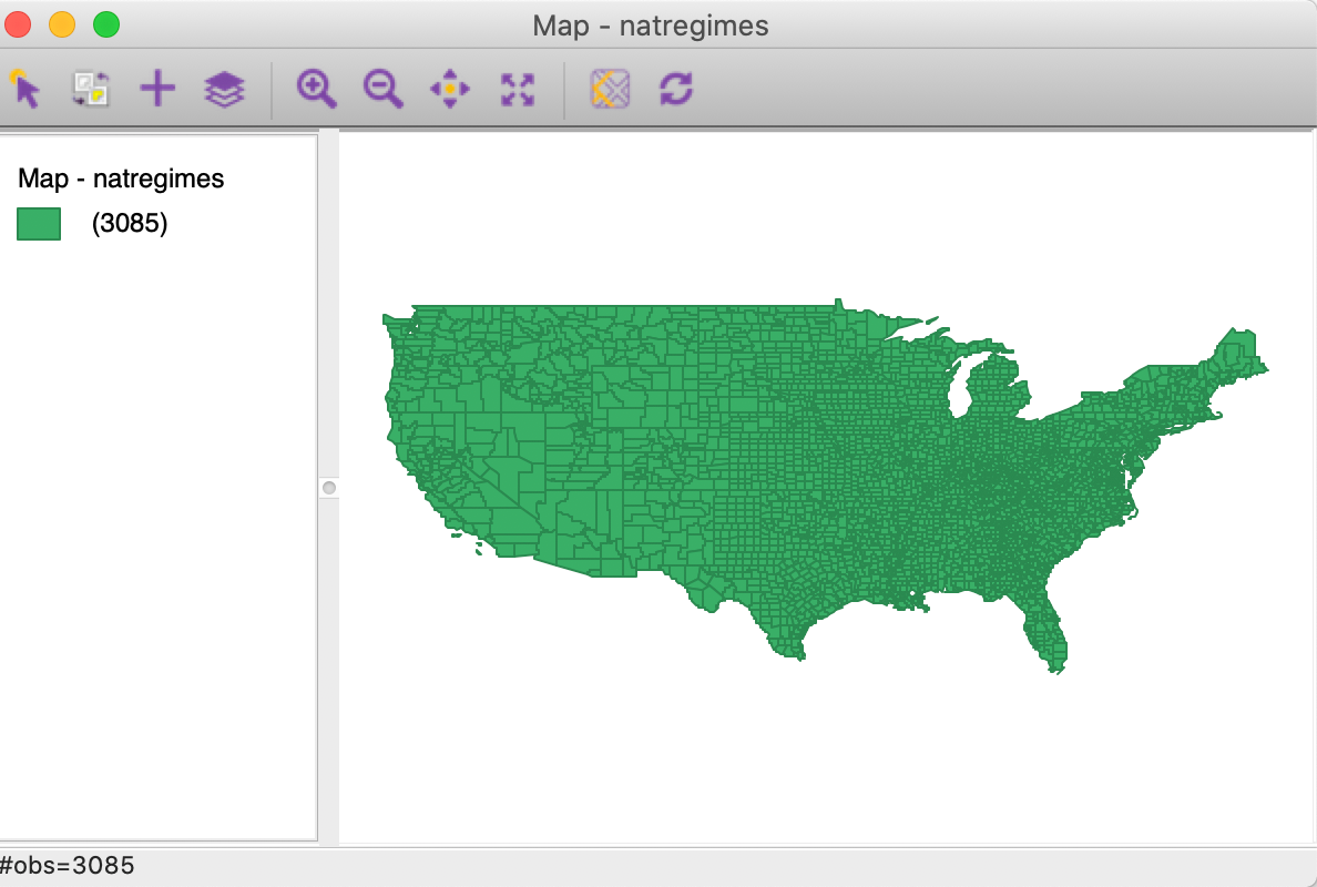 U.S counties base map