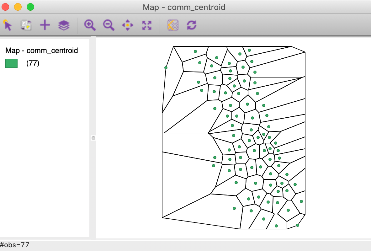 Display Thiessen polygons