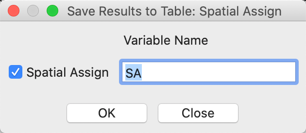 Spatial assign -- community area variable