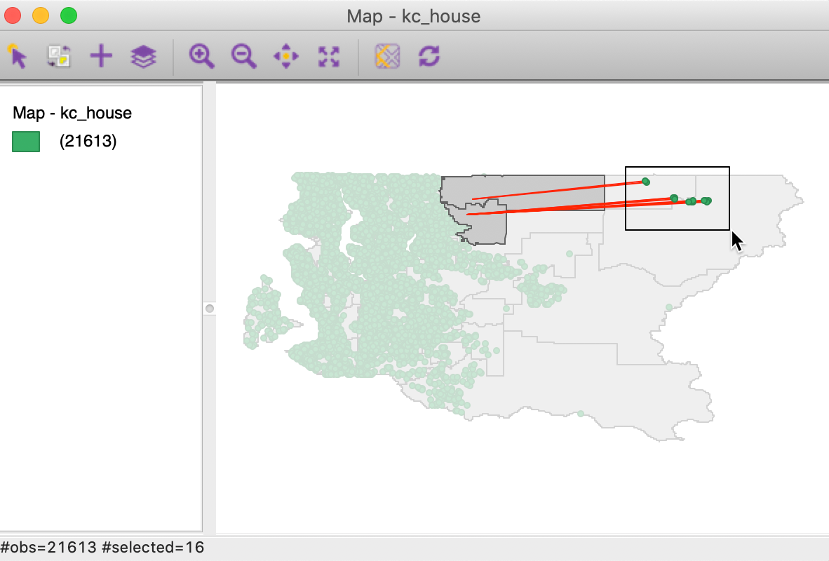 King county house sales with incorrect zip code zones