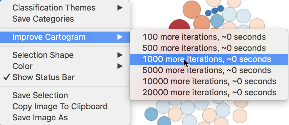 Improve Cartogram