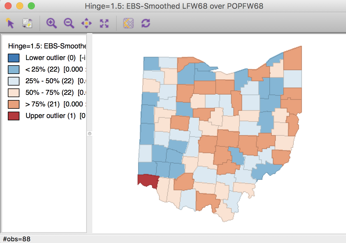 EB rate map