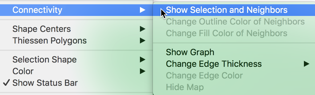 Show selection and neighbors option