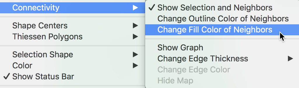 Neighbor fill color option