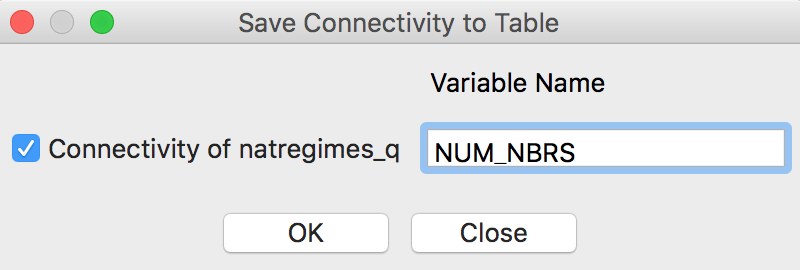 Variable for neighbor cardinality