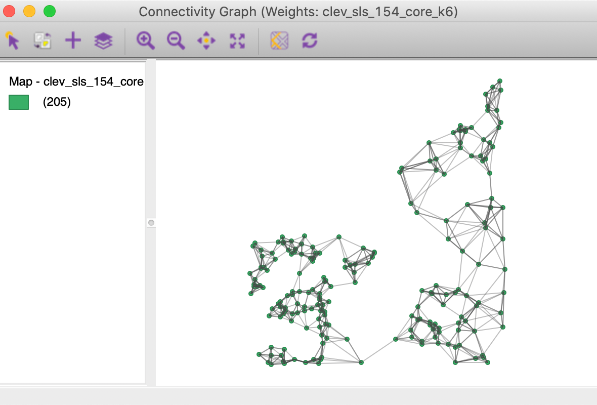 KNN-6 connectivity graph