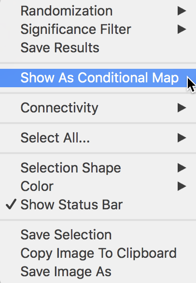 Conditional map option