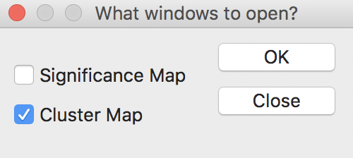 Local Geary window options