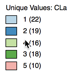 Change cluster labels