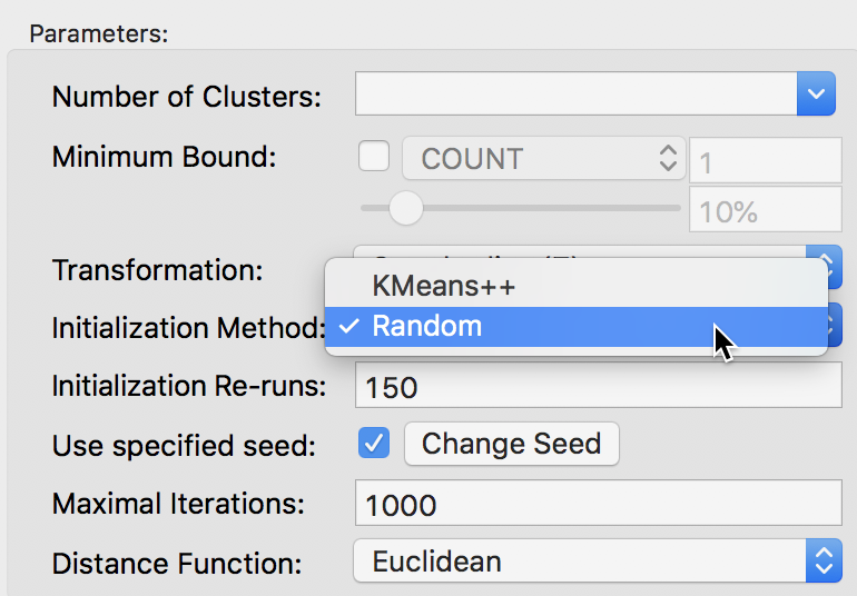 Random initialization