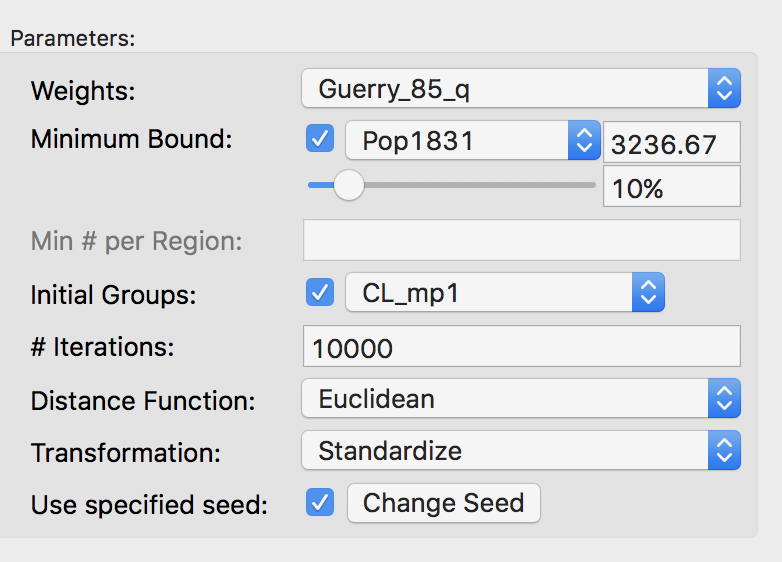 Initial group setting